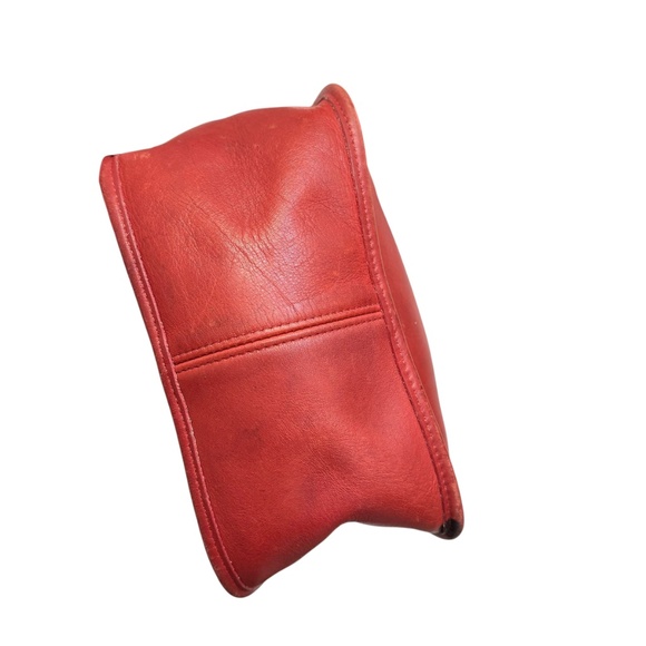 Coach vintage 9950 red leather Janice legacy messenger bag - Picture 4 of 16